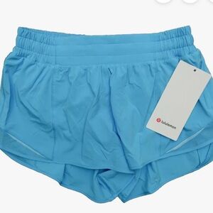 Lululemon Athletica Hotty Hot Kayak Blue High-Rise Shorts